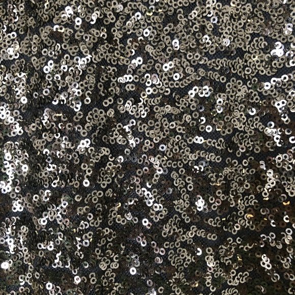 LF Navy Sequin and Chiffon Dress - Picture 5 of 5